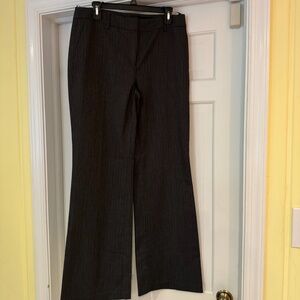 Jone New York size 12 Stripped Stretch Career Pants